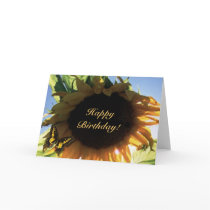 Sunflower, Happy Birthday! Card