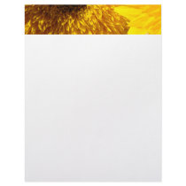 Sunflower Header Letterhead Yellow Floral