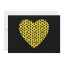 Sunflower Heart Invite