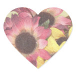 Sunflower Heart Sticker