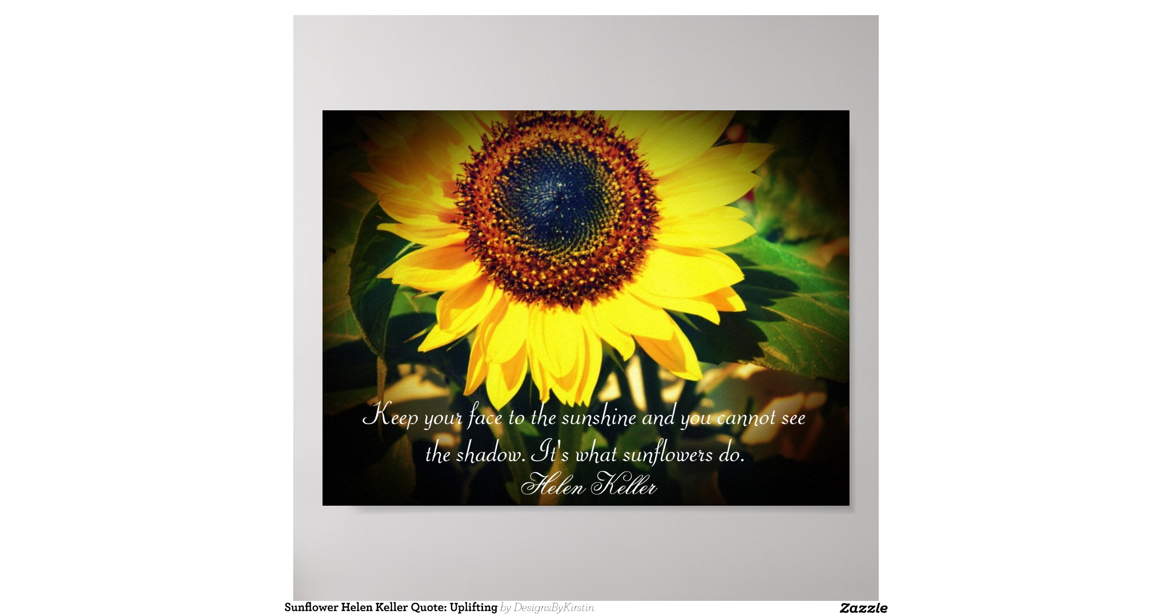 sunflower_helen_keller_quote_uplifting_poster