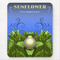 Sunflower Imagination mousepads