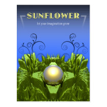 Sunflower Imagination postcards
