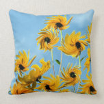 Sunflower Impressions Accent Throw Pillow