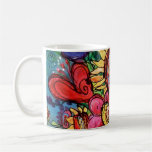 Sunflower in Pink Vase Coffee Mugs