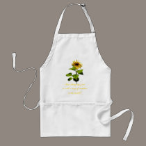 Sunflower in the blue sky aprons