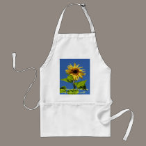 Sunflower in the blue sky aprons