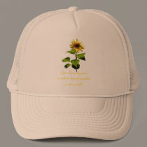 Sunflower in the blue sky hats