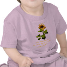Sunflower in the blue sky tee shirt