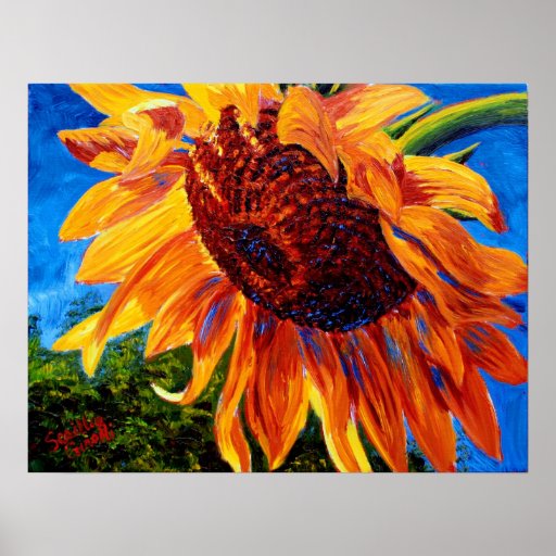 Sunflower in the Sunlight Posters