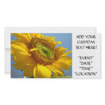 SUNFLOWER Invitation Cards Party Invitations Event Custom Photo Card