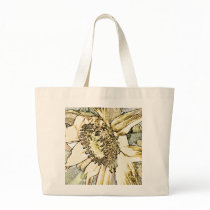 Sunflower Jumbo Tote Bag