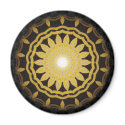 Sunflower Kaleidoscope Magnet