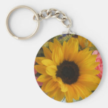 Sunflower Key Chain