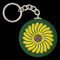 Sunflower Keychain keychains