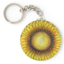 Sunflower Keychain