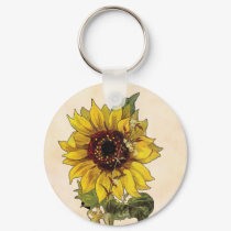 Sunflower keychains by ArtbyJean Sunflower keychains