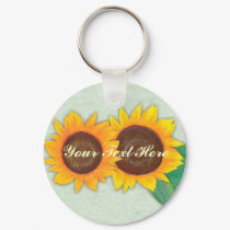 Sunflower Keychain