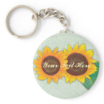 Sunflower Keychain