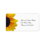 Sunflower Label labels