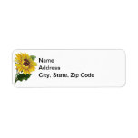 Sunflower Labels
