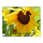 Sunflower Love calendars