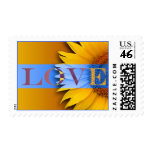 Sunflower Love Postage Stamp Sunflower Love Postage Stamp