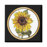 Sunflower magnets