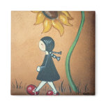 Sunflower Fridge Magnets Sunflower Fridge Magnets