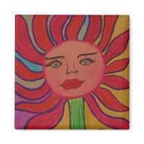 Sunflower magnets