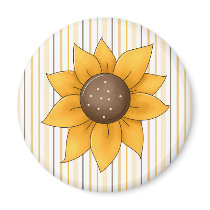 Sunflower Magnet 3