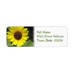Sunflower Mailing Label