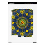 Sunflower Mandala Array iPad 3 Skin