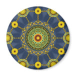 Sunflower Mandala Array Magnet