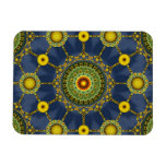 Sunflower Mandala Array Magnet
