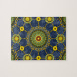 Sunflower Mandala Array Puzzle