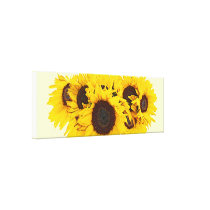 Sunflower Medallion canvas prints
