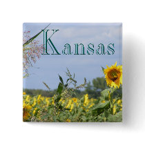 Sunflower Monarch buttons