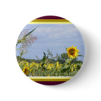 Sunflower Monarch buttons