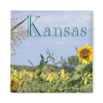 Sunflower Monarch magnets