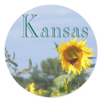 Sunflower Monarch stickers