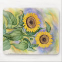 SUNFLOWER MOUSEPAD by JUDERM SUNFLOWER MOUSEPAD