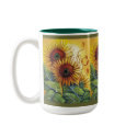 sunflower mug by klocke sunflower mug