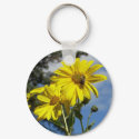 sunflower n bumblebee keychains