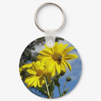sunflower n bumblebee keychains