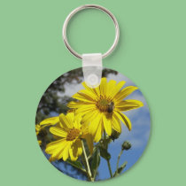 sunflower n bumblebee keychains