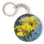 sunflower n bumblebee keychain