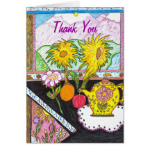 Sunflower Note Card