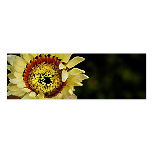 sunflower of a sort business card template (back side)