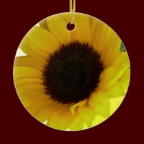 Sunflower Ornament Beautiful Yellow Flower Decor ornaments